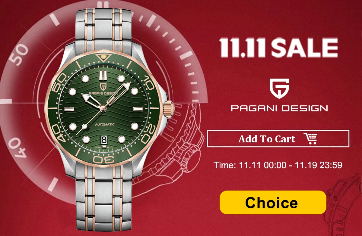PAGANI DESIGN DD40 Men’s Watches 2025 Top Luxury Automatic NH36A Mechanical Wristwatches AR Sapphire Mirror Watch For Men Clock