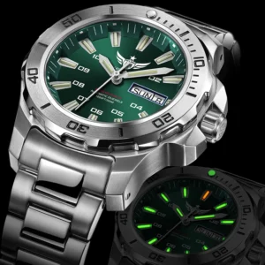 <font dir="auto" style="vertical-align: inherit;"><font dir="auto" style="vertical-align: inherit;">男士腕表 44mm潜水表 300米防水 SW220 自动机械表 男士夜光蓝宝石表盘</font></font>