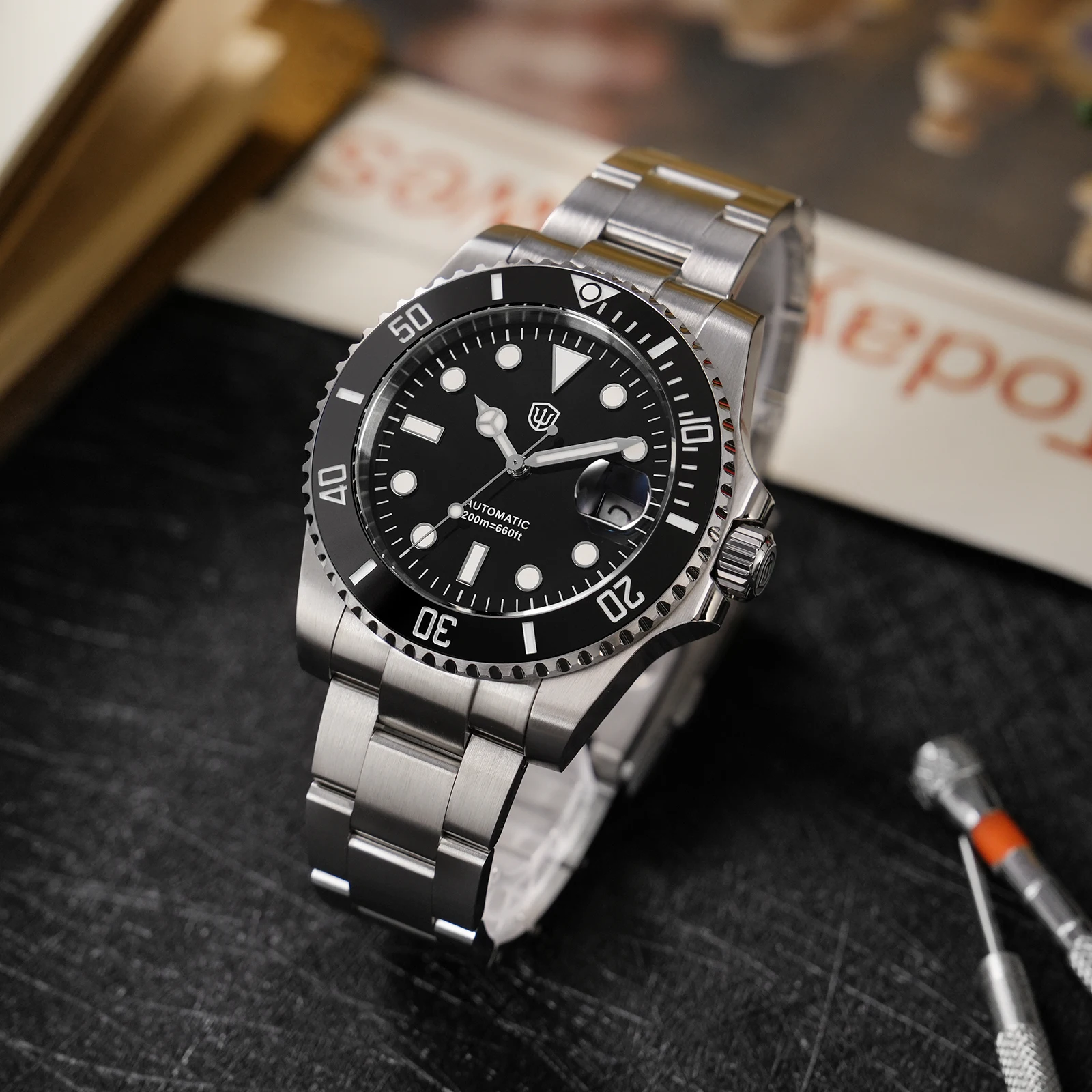 Watchdives WD5512B V2 Sub ST2130 Movt Slim Rehaut 11.8mm Including Glass Sapphire crystal Automatic Movement Men’s Watch
