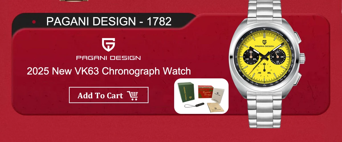 PAGANI DESIGN DD40 Men’s Watches 2025 Top Luxury Automatic NH36A Mechanical Wristwatches AR Sapphire Mirror Watch For Men Clock