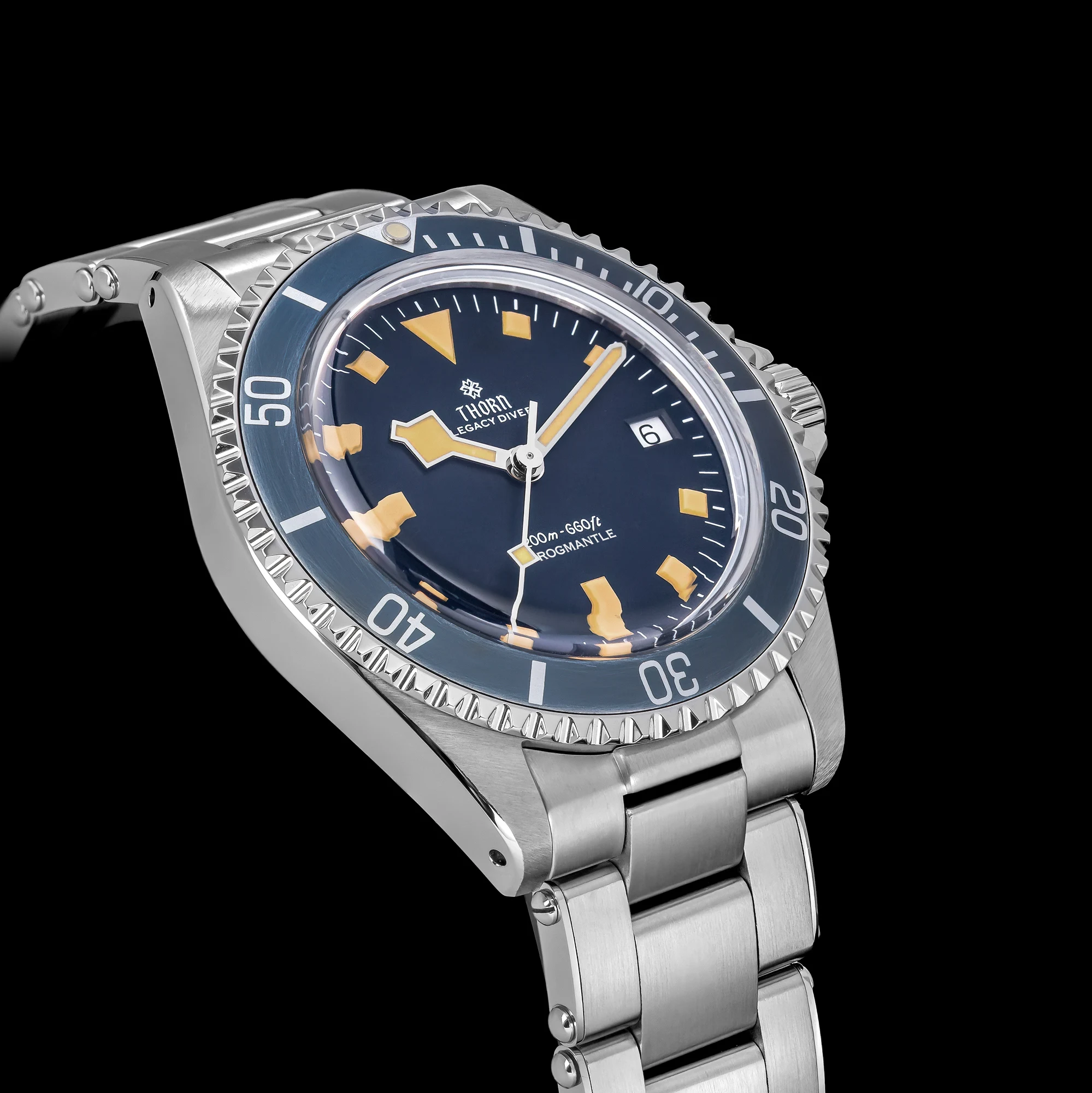 THORN T023 V2 Diver Watch Men PT5000 Automatic Watch 40Mm Mechanical Wristwatch Sapphire Waterproof 200M Vintage Luxury Watches