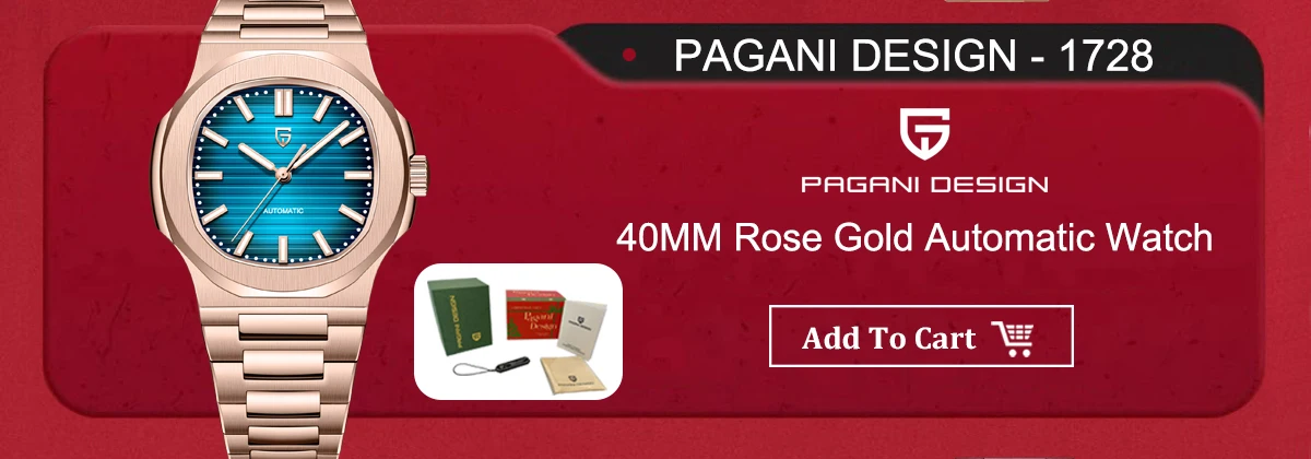 PAGANI DESIGN DD40 Men’s Watches 2025 Top Luxury Automatic NH36A Mechanical Wristwatches AR Sapphire Mirror Watch For Men Clock
