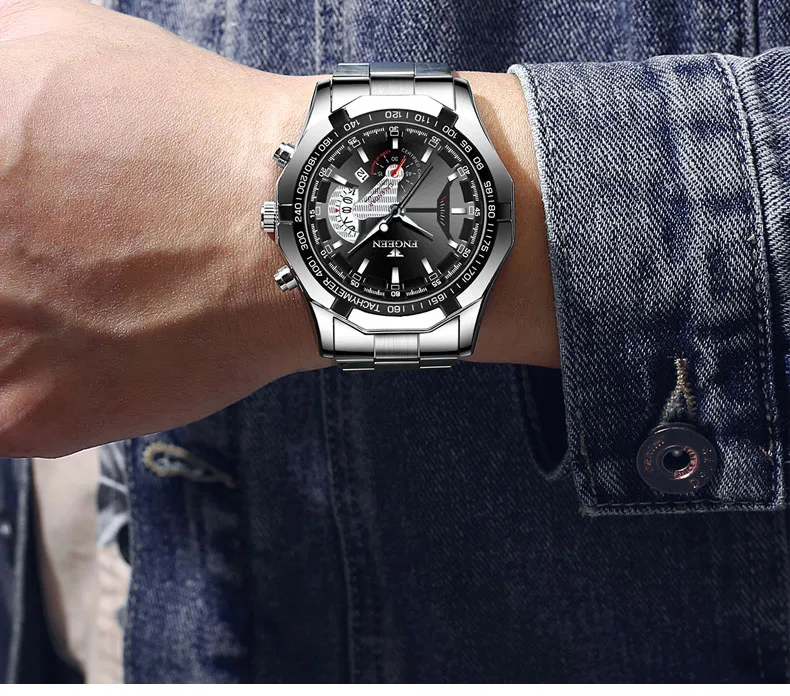2024 Top Brand Luxury Watch Fashion Casual Military Quartz Sports Wristwatch Full Steel Waterproof Men’s Clock Relogio Masculino