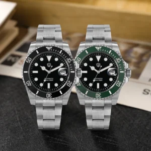 <font dir="auto" style="vertical-align: inherit;"><font dir="auto" style="vertical-align: inherit;">超薄表圈 11.8mm，含蓝宝石水晶玻璃自动机械男士腕表</font></font>