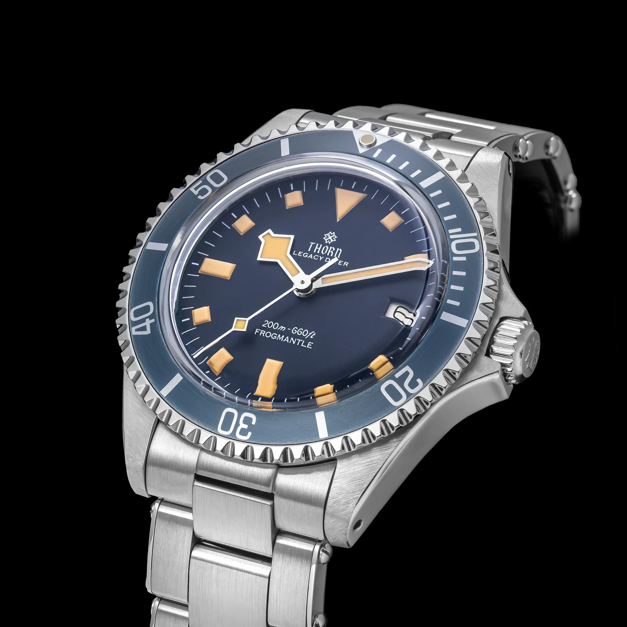 THORN T023 V2 Diver Watch Men PT5000 Automatic Watch 40Mm Mechanical Wristwatch Sapphire Waterproof 200M Vintage Luxury Watches