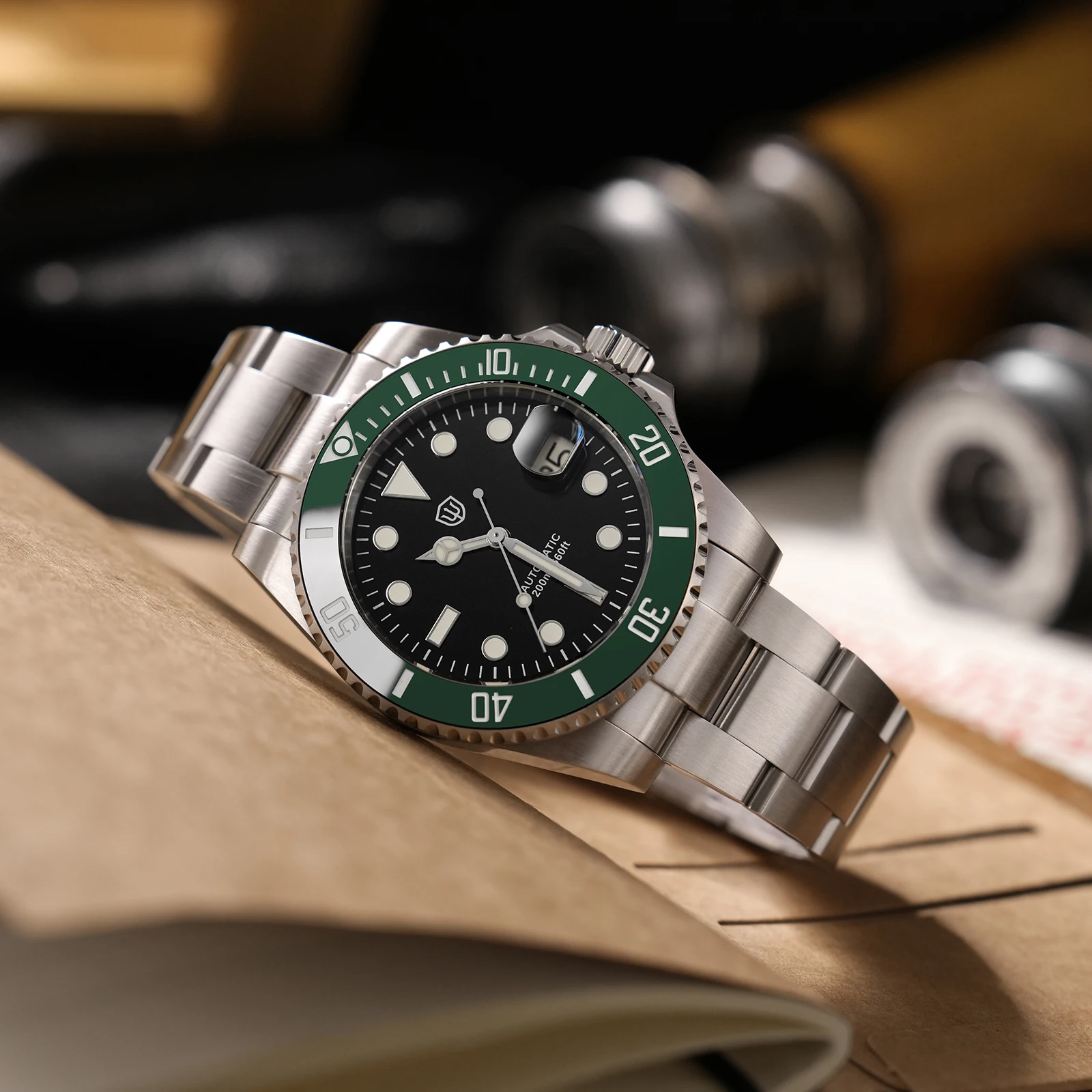 Watchdives WD5512B V2 Sub ST2130 Movt Slim Rehaut 11.8mm Including Glass Sapphire crystal Automatic Movement Men’s Watch