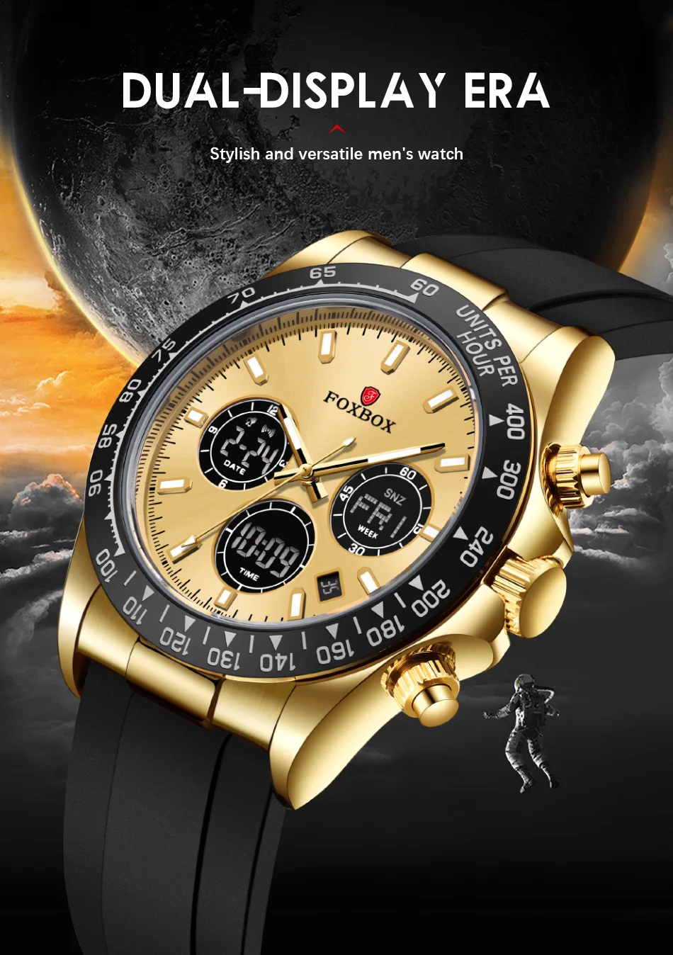 FOXBOX Top Luxury Watches Men LIGE Fashion Quartz Wristwatch Digital Sport Waterproof Lumnous Date Mens Watch Gifts Reloj hombre