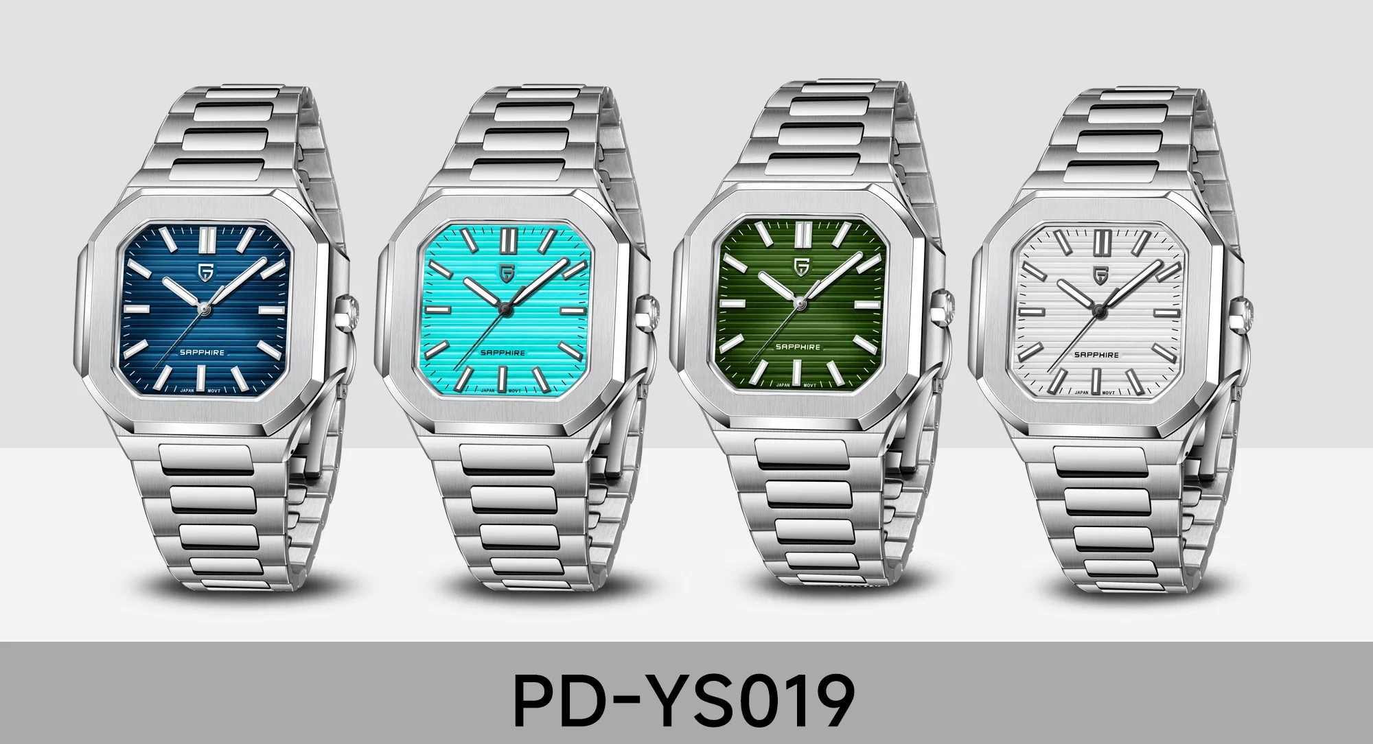 PAGANI DESIGN 2025 New Men’s Quartz Wristwatches TMI VH31 37MM 10Bar Waterproof 316L Luxury Stainless Steel Sapphire Men’s Watch